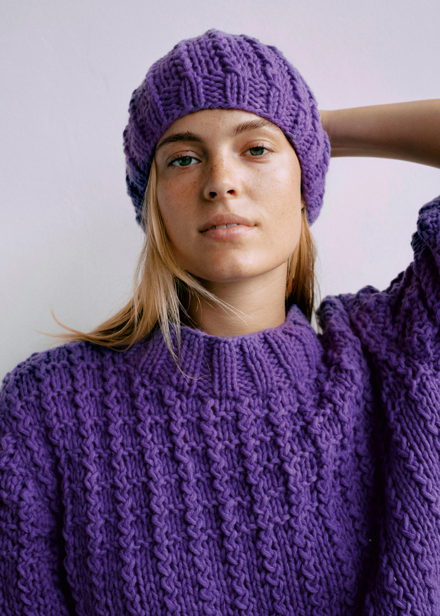 MÜTZE Merino Cardato von Lana Grossa