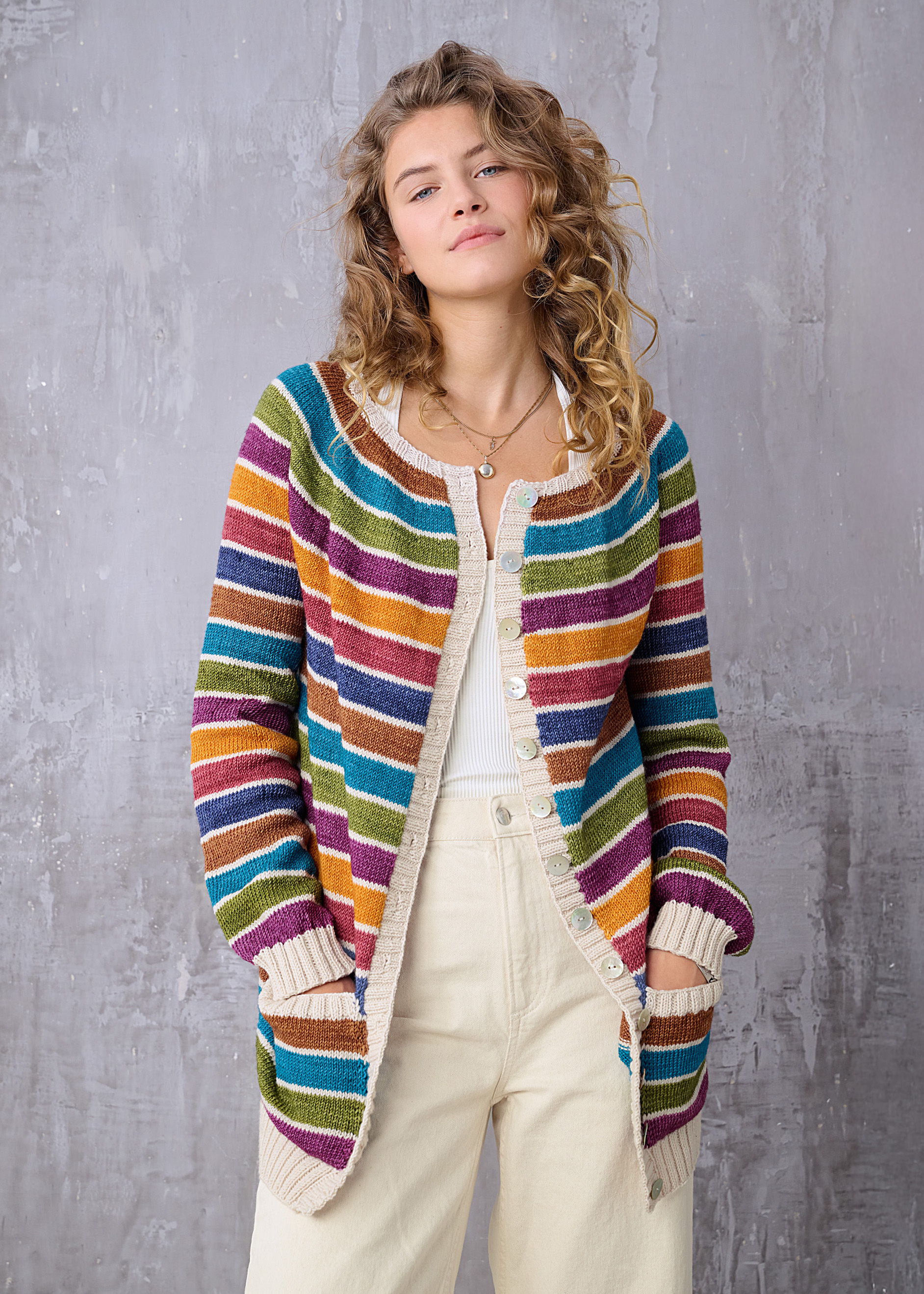 DESPERATE HOUSEWIFE CARDIGAN Cool Wool & Cool Wool Vintage von Lana Grossa