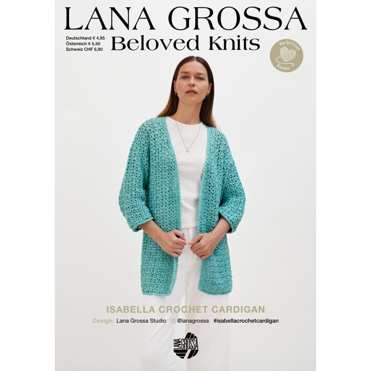 ISABELLA CROCHET CARDIGAN - Beloved Knits No. 3 von Lana Grossa