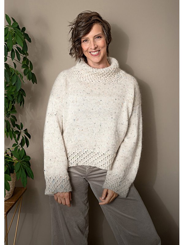 Lana Grossa MIDNIGHT DRIVE Merino Uno & Natural Superkid Tweed