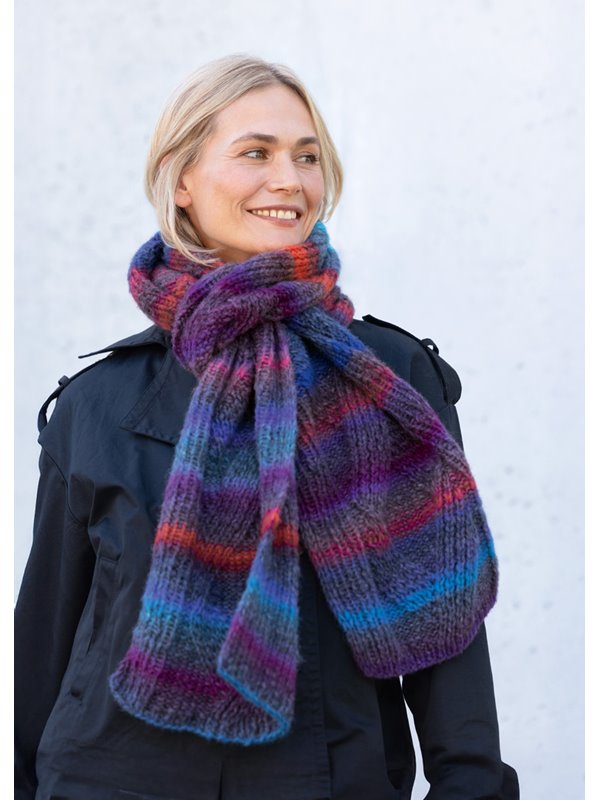 Lana Grossa ZOPFSCHAL Bomba