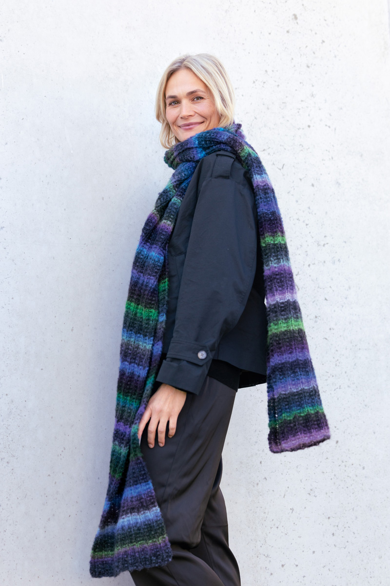 SCHAL FALSCHES PATENT Bomba von Lana Grossa