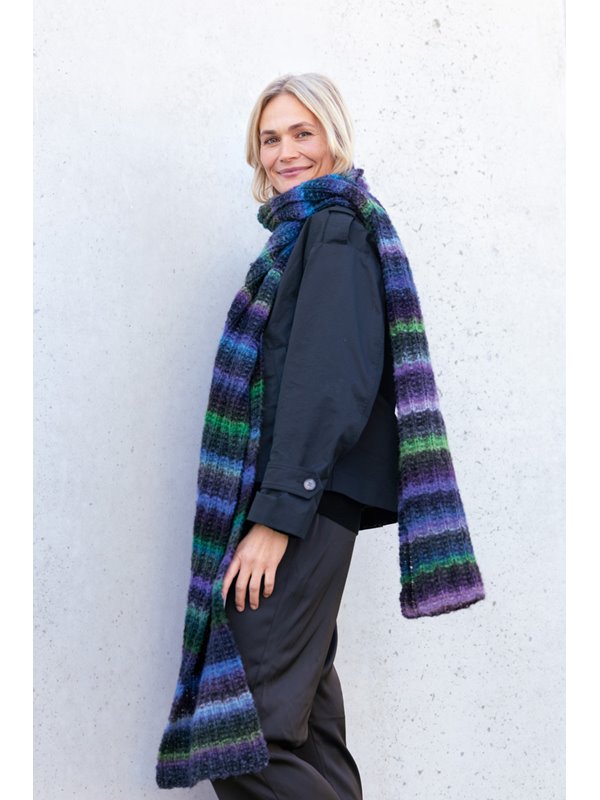 Lana Grossa SCHAL FALSCHES PATENT Bomba