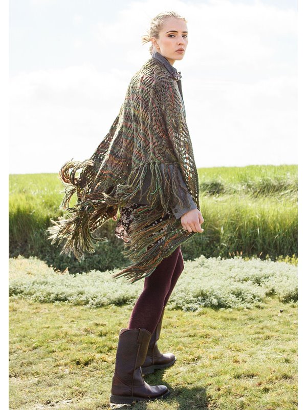 Lana Grossa DREIECKSTUCH MIT FRANSEN Gomitolo 100