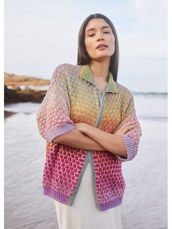 Lana Grossa CARDIGAN IM PUNKTMUSTER Cotonella