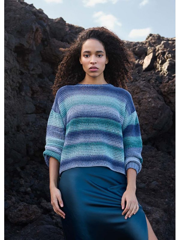 Lana Grossa HÄKEL-PULLOVER Gomitolo Tono