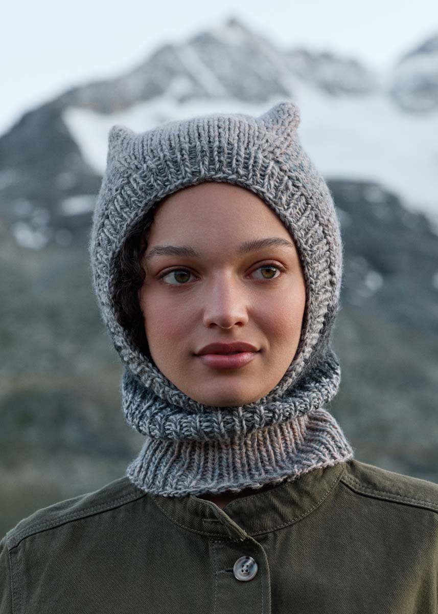 BALAKLAVA SCHALMÜTZE Gomitolo Fumo von Lana Grossa