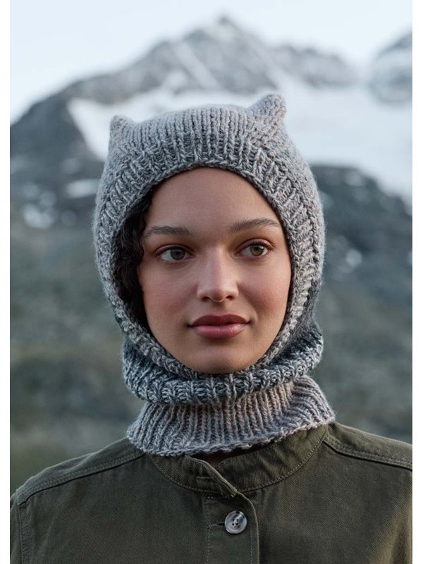 Lana Grossa BALAKLAVA SCHALMÜTZE Gomitolo Fumo