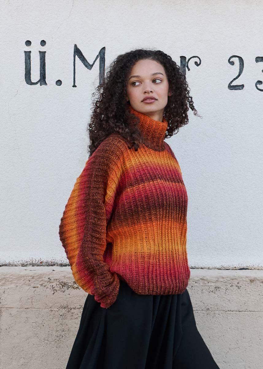 FLEDERMAUS-PULLOVER Gomitolo Versione von Lana Grossa