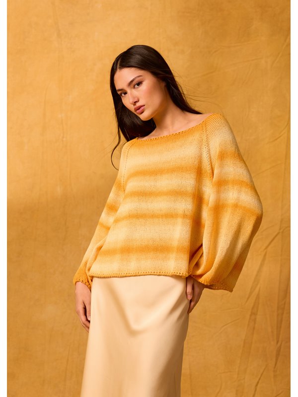 Lana Grossa TOP-DOWN-RAGLAN-PULLOVER Gomitolo Tono