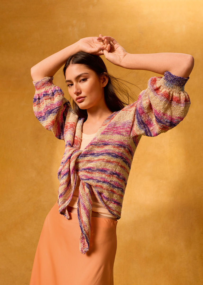 KURZARM-JACKE Gomitolo California von Lana Grossa