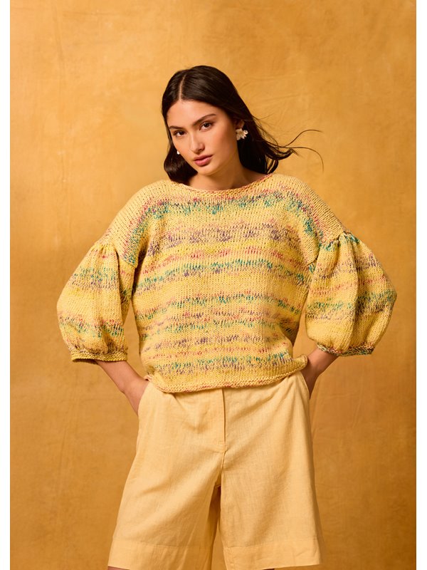 Lana Grossa KURZARM-PULLI Gomitolo California & Cotonella