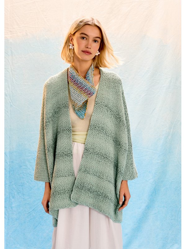 Lana Grossa KIMONO-JACKE Gomitolo Tono & Cotonella