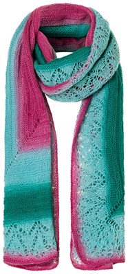 STOLA Cool Wool Lace Hand dyed Von Lana Grossa HAND DYED No 5 Modell 7 STOLA Cool Wool Lace Hand dyed Von Lana Grossa HAND DYED No 5 Modell 7