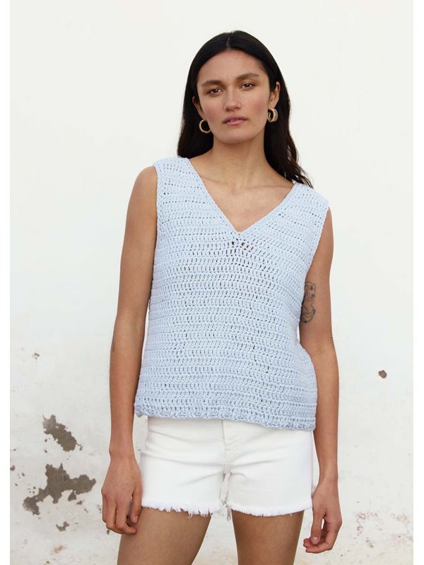 Lana Grossa TOP IN STÄBCHEN Natural Cotton