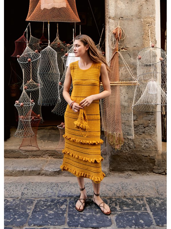 Lana Grossa KLEID IM MUSTERMIX Campo