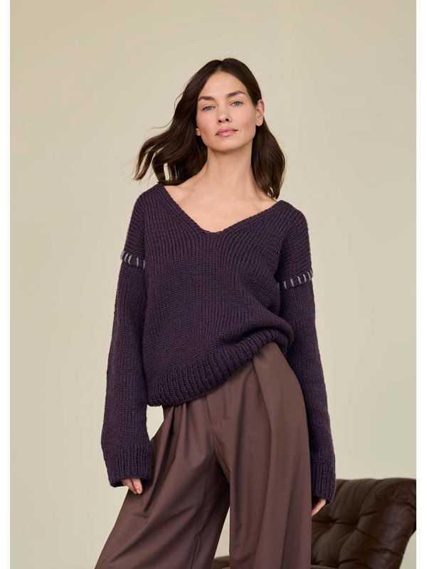 Lana Grossa V-PULLOVER Winter Softness