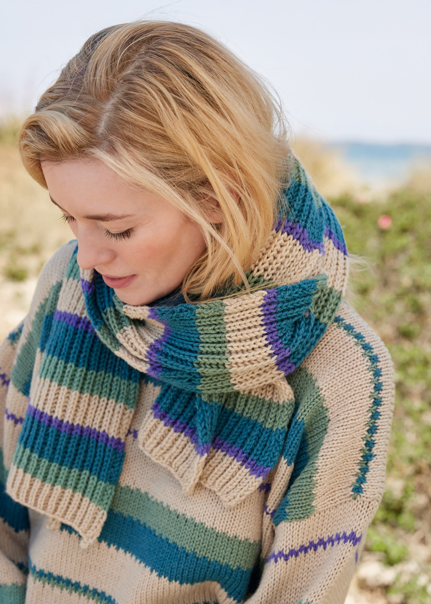 STREIFENSCHAL Merino Uno von Lana Grossa