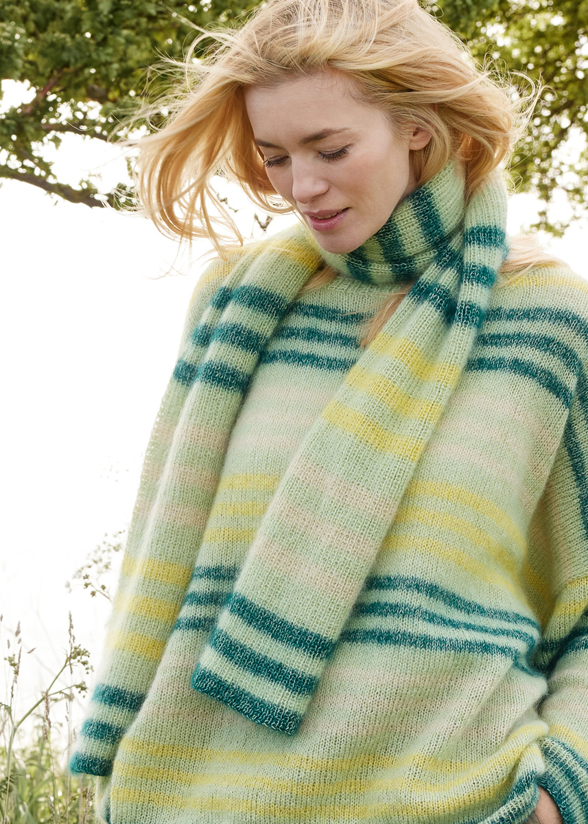 SCHAL Cool Wool Lace & Silkhair von Lana Grossa