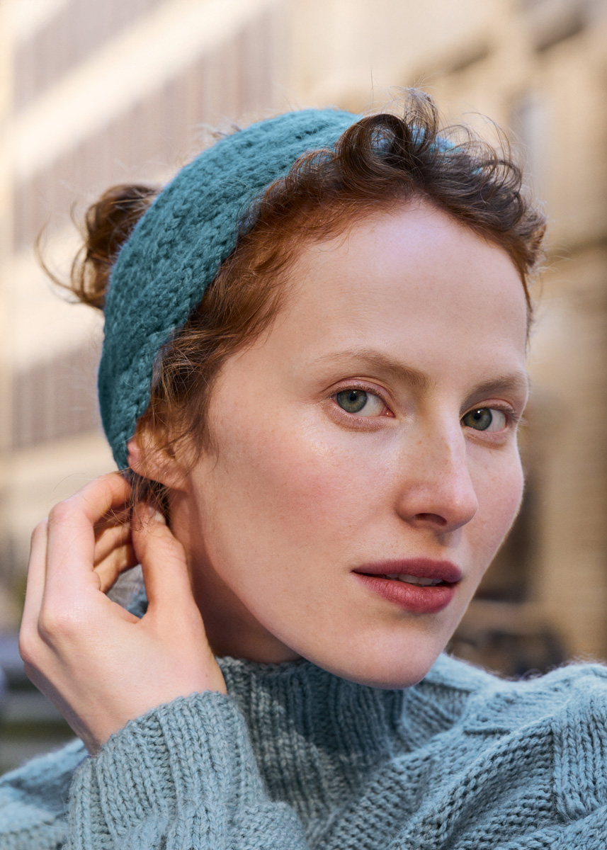 ZOPF-STIRNBAND Alta Moda Cashmere 16 von Lana Grossa