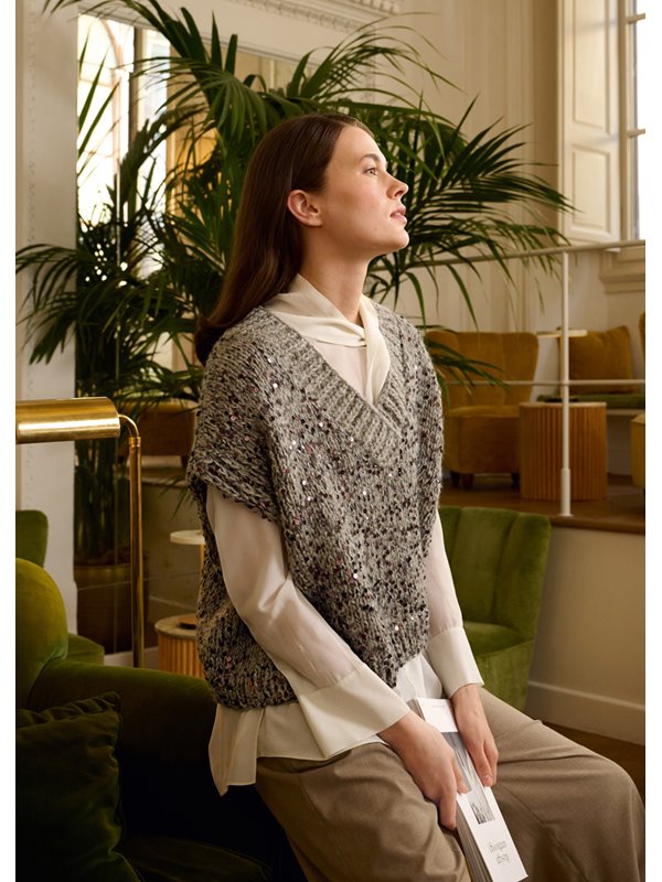 Lana Grossa SLIPOVER Alta Moda Cashmere 16, Setasuri & Cosmo