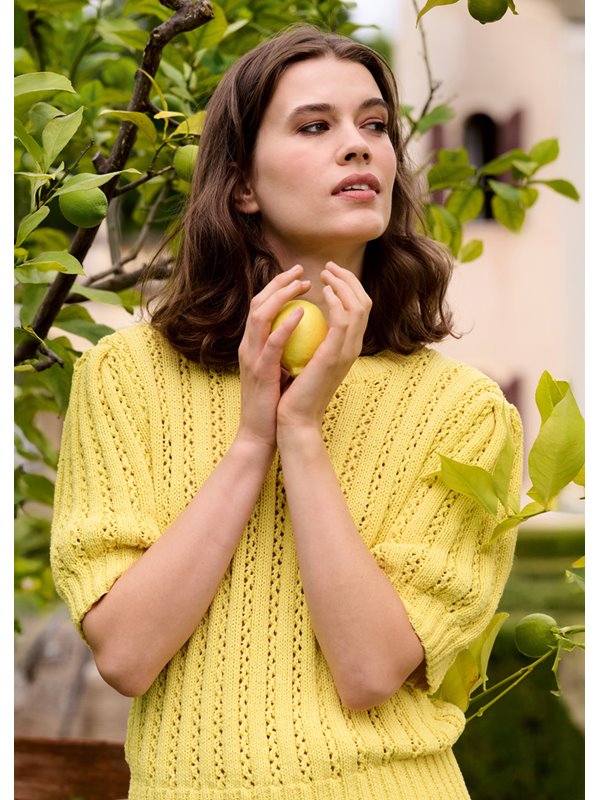 Lana Grossa LOCHMUSTER-KURZARM-PULLI Gioia