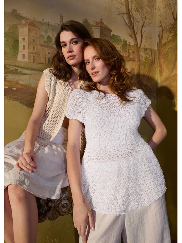 Lana Grossa TAILLIERTES TOP Frizzante & Glamour