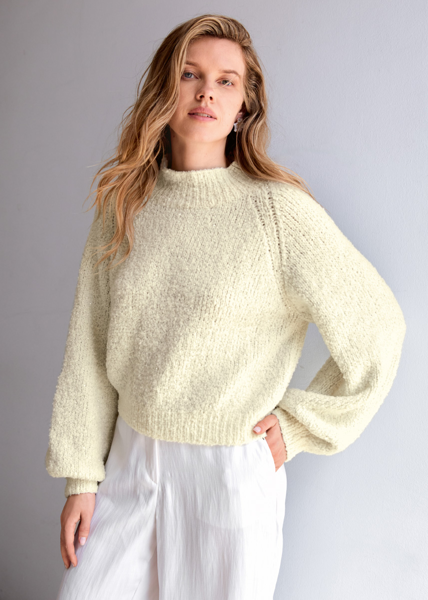 RAGLAN-PULLOVER Orsettini & Glamour von Lana Grossa