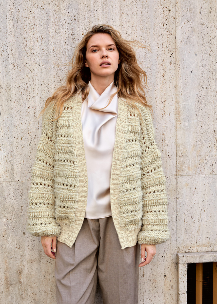 JACKE IM GARNMIX Alta Moda Alpaca, Orsetto & Chiaro von Lana Grossa
