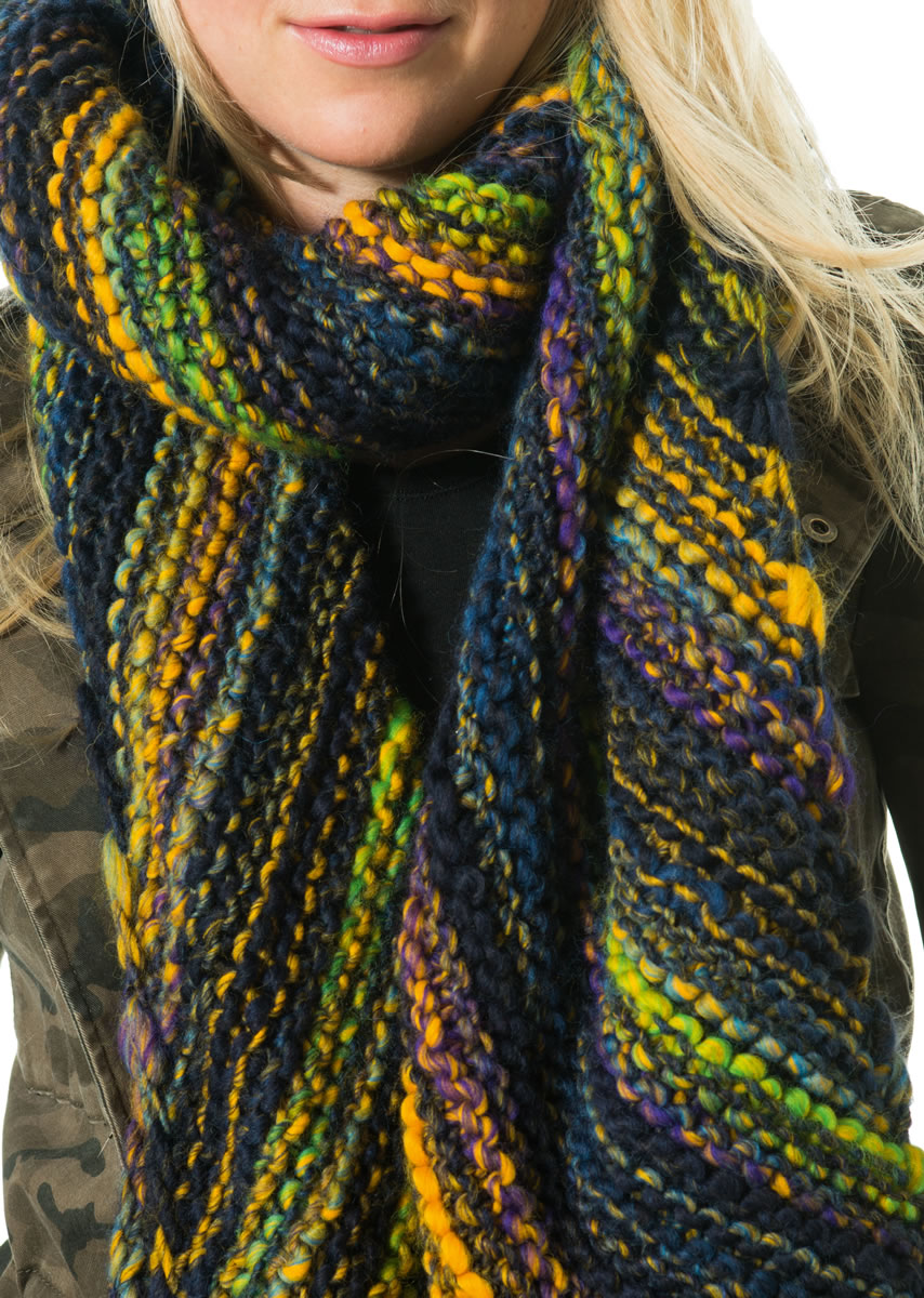 Lana Grossa SCHAL + MÜTZE Olympia Color