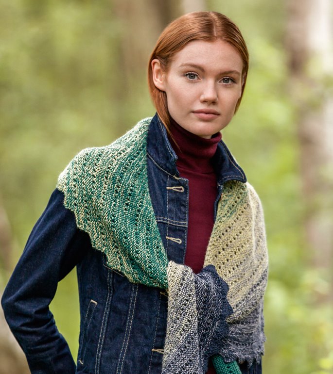 Lana Grossa DRACHENSCHAL Shades of Alpaca Silk