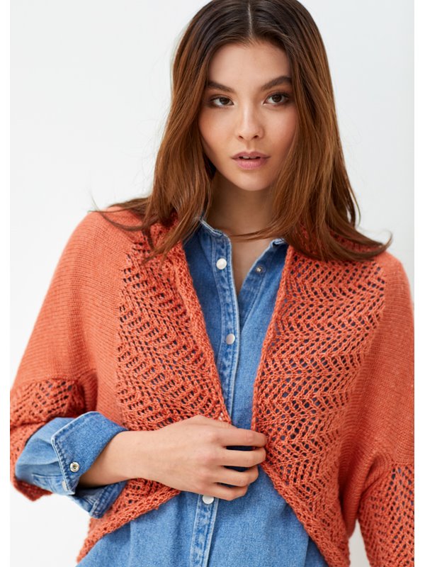 Lana Grossa BOLERO Lace Seta Mulberry