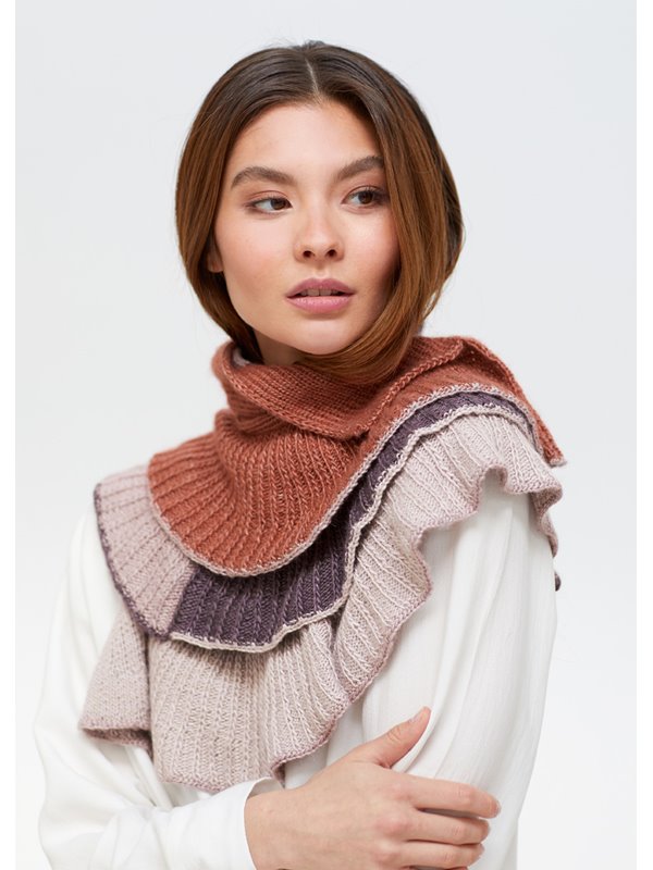 Lana Grossa SCHAL Lace Seta Mulberry