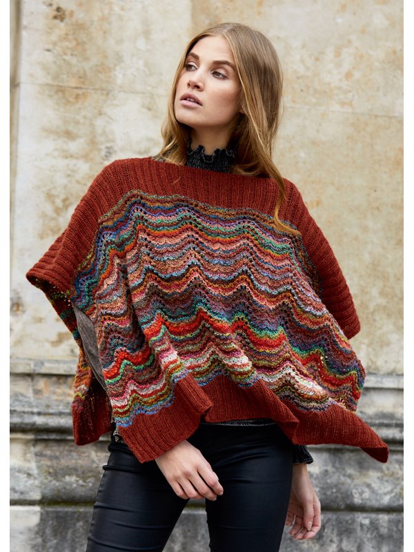Lana Grossa PONCHO Colorissimo & Ecopuno