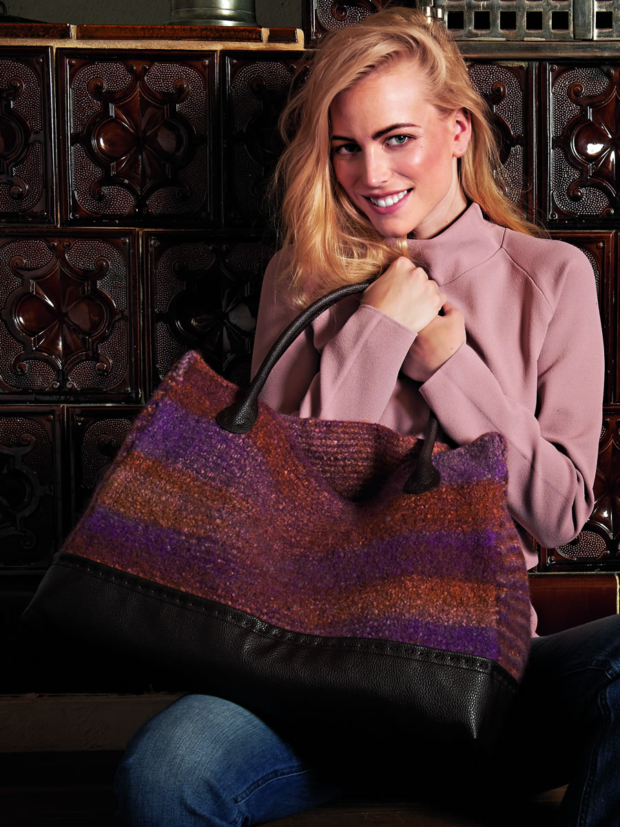 Filati Tasche Nassfilzen Lana Grossa GEFILZTE TASCHE Landllust Die