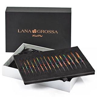 Lana Grossa NADEL-SET Design-Holz Multicolor