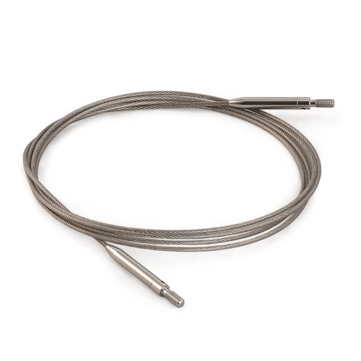 Lana Grossa Nadelseil Vario Edelstahl fein 120cm drehbar