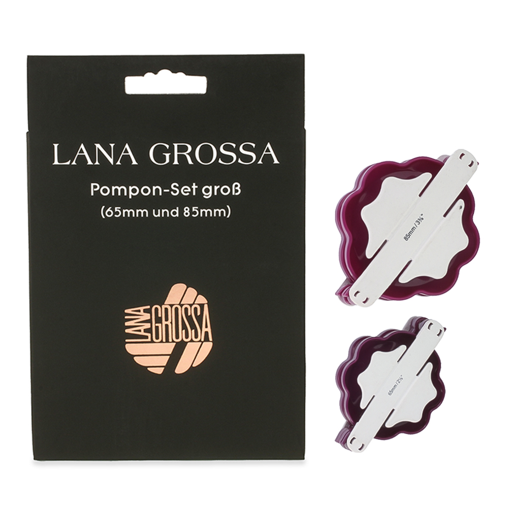 Lana Grossa Pompon-Set groß