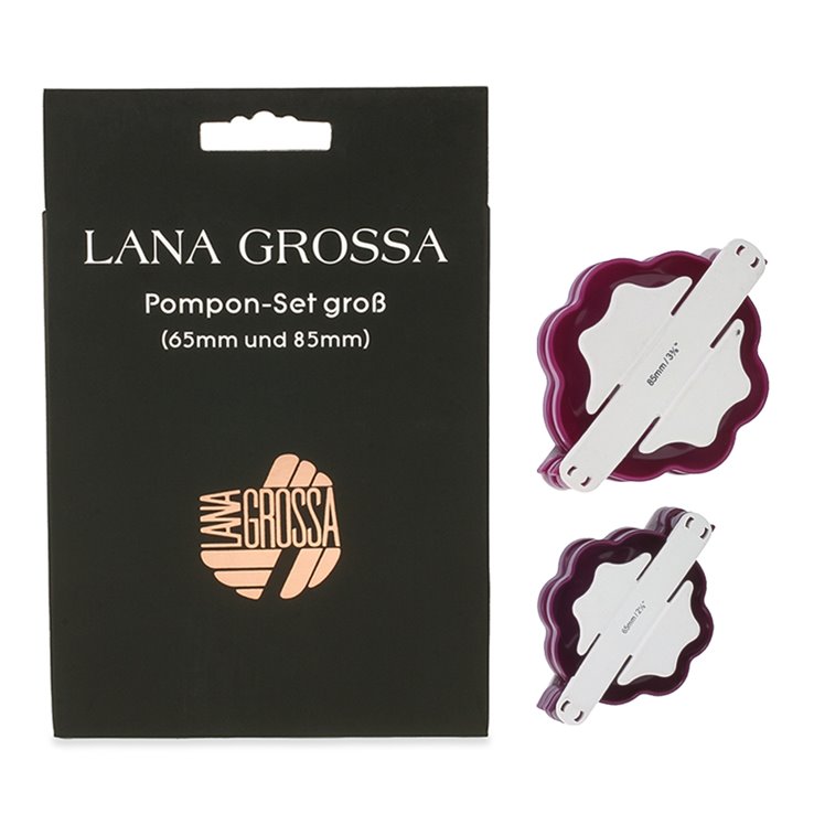 Lana Grossa Pompon-Set groß