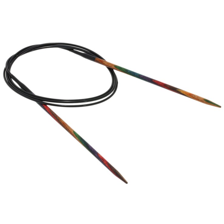 Lana Grossa Rundstricknadel Design-Holz Multicolor St. 3,5/100cm