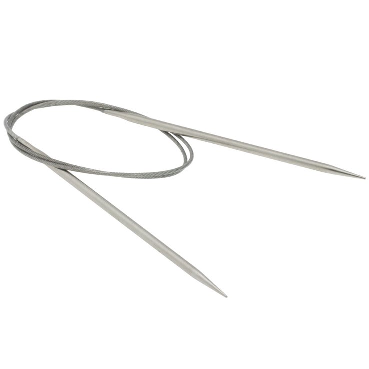 Lana Grossa Rundstricknadel Edelstahl St, 4,5/ 80cm