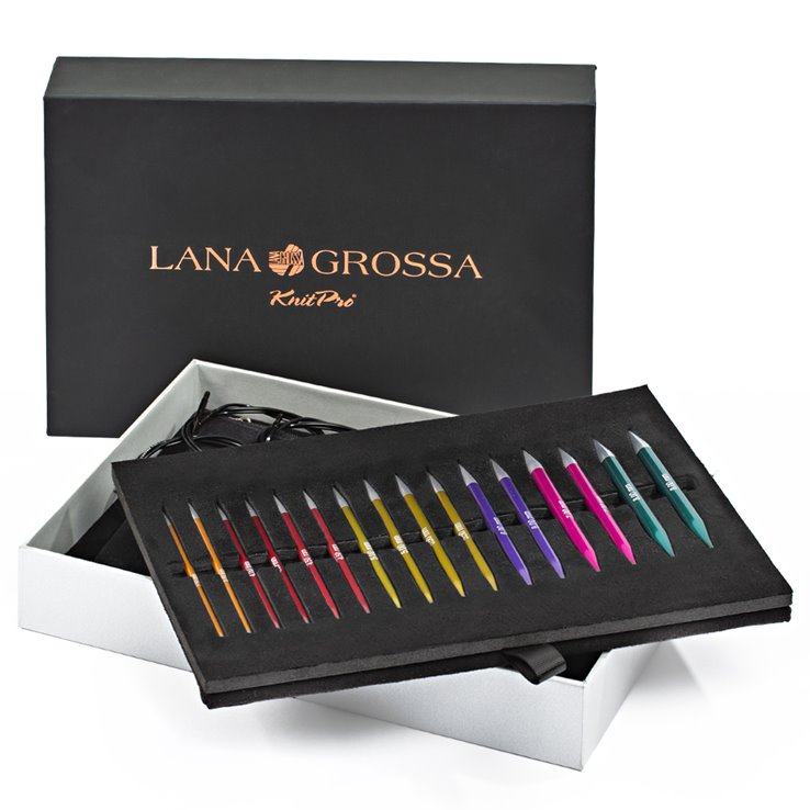 Lana Grossa NADEL-SET Aluminium Rainbow