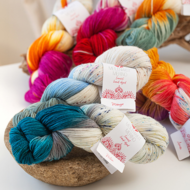 Hand-dyed <br> Garne