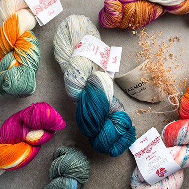 Hand-dyed <br> Garne